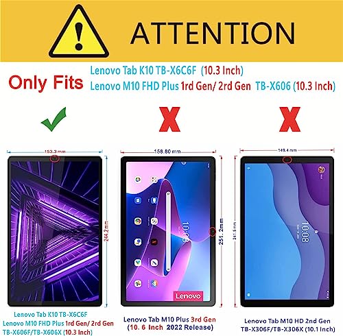 Image of VERTUS Premium Tempered Glass Screen Protector for Lenovo Tab M10 FHD Plus 10.3 inch /Lenovo Tab K10 10.3 inch