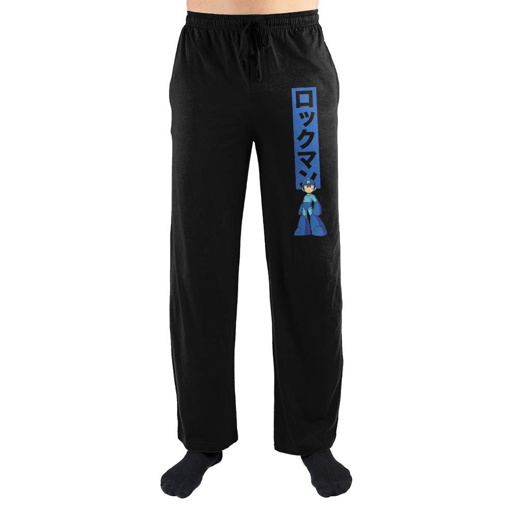 Capcom Mega Man Power Up Kanji Text Sleep Pajama Pants