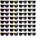 Funny Party Hats Neon Sunglasses- 36 Pack - Bulk Sunglasses - Party Glasses - Pool Party - Beach Party Favors - Image 2