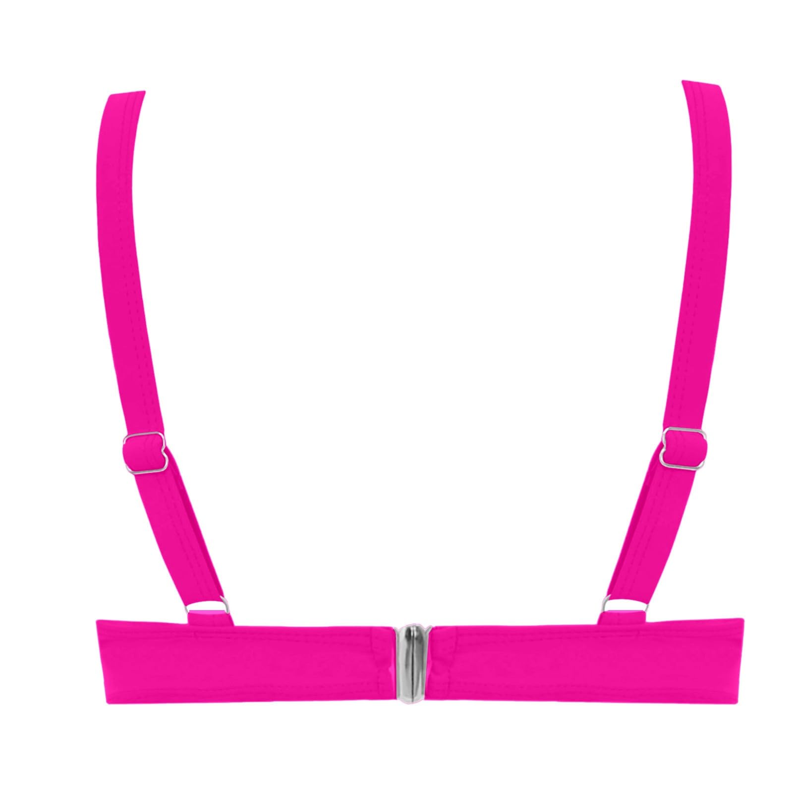 Generisch Bikini Mujer Set Traje de Baño Traje de Baño Mujer Bikini con aros Parte Superior Push Up Swimmoberteil BH Acolchado Badeanzugoberteile 2025