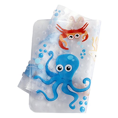 WARRAH Non Slip Bath Mats for Tub for Kids,Babies,Childrens,Toddlers,Size 27.5