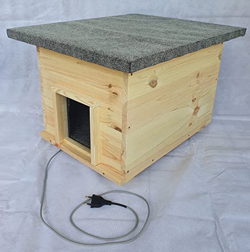 Niche chauffante pour chat isolée et résistante aux intempéries - 4