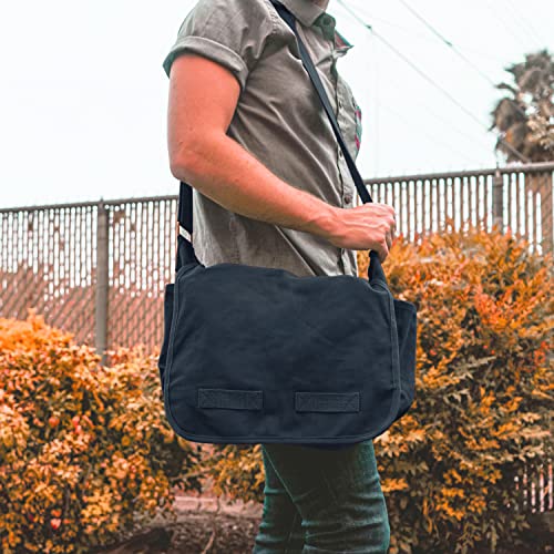 Image of Sweetbriar Classic Messenger Bag - Vintage Canvas Shoulder Bag for All-Purpose Use