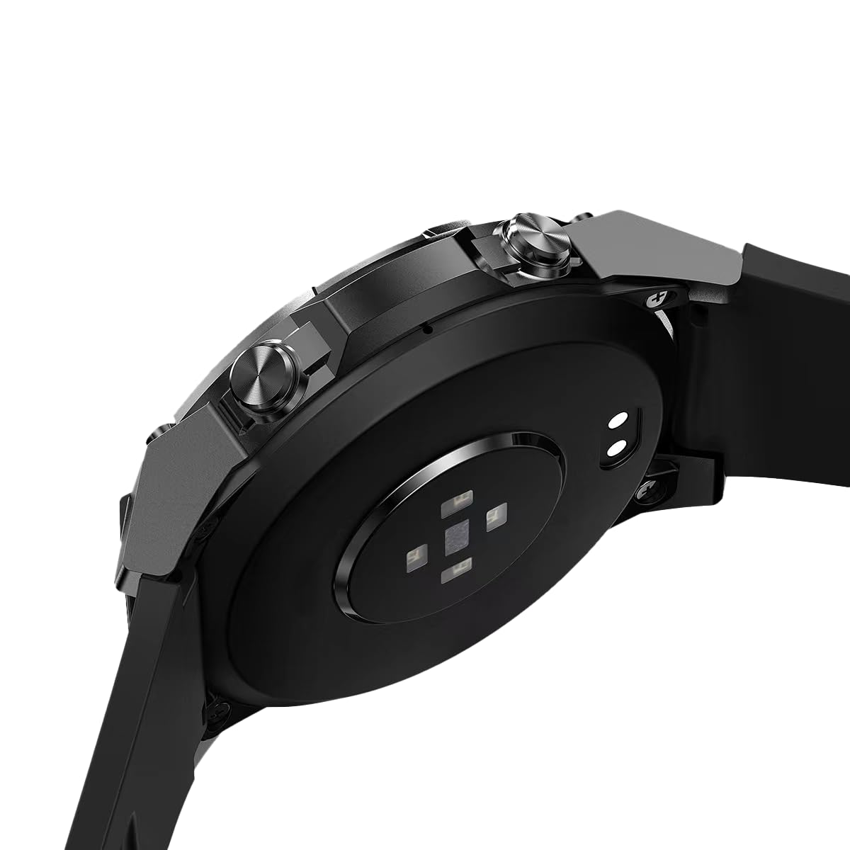 Maxcom - FW63 Cobalt Pro Smartwatch – zegarek fitness i sportowy – dla mężczyzn – wodoodporny – z monitorowaniem ciśnienia krwi, tętna i snu – wytrzymały – bardzo mocny akumulator – okrągły – z gumową