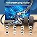 EMK Subwoofer Cable RCA to RCA Audio Cable 24K Gold-Plated Nylon Braided Double Shielded Digital Analogue Supports Amplifiers,Home Theater,Hi-Fi Systems,Subwoofer(10ft/3m)