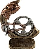 Art-Trophies AT815020 Trofeo Deportivo, Plateado, 11 cm