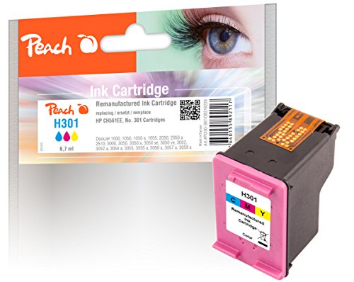 Peach TĂŞte d'impression Couleur, Compatible avec HP No. 301, CH562EE