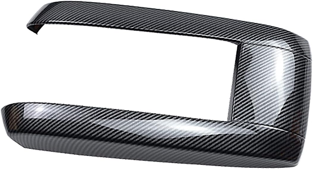 Car Accessories Fit for Toyota Highlander L LE XLE XSE Bronze Edition Limited Platinum Hybrid 2020-2025 Center Console Armrest Storage Box Cover Trim (Carbon Fiber Style) ABS 1 PCS