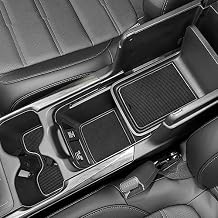 for Honda CR-V CRV Accessories 2020 2021 2022 Cup Holder Insert Center Console Liner Trim Door Packet Mats Non-Slip Anti Dust Premium Custom Interior 20PC Set Gray Trim