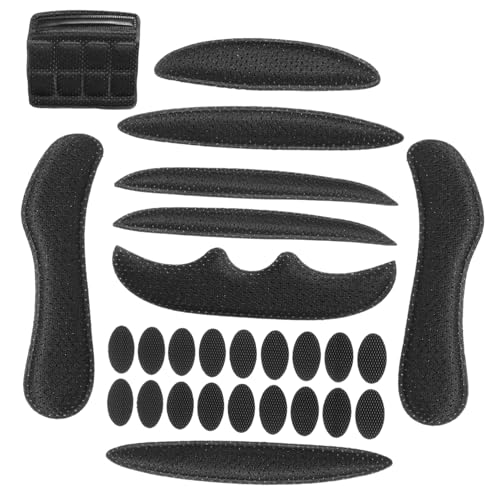 Toddmomy Bicycle Helmet Padding Helmet Liner Pads Replacement Absorption Sponge Riding Helmet Protector for Thicker Padding Comfort