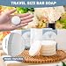 Kacctyen 600 Pcs 0.35oz Mini Bar Soap Bulk Individually Wrapped Bulk Hand Hotel Soap Bars Travel Size Toiletries for Guest Hotel Bathroom Vacation Rentals
