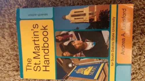 THE St. Martin's Handbook for South Dakota State University Edition