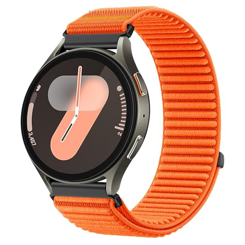 Image of XMUXI 20mm Watch Strap Nylon Compatible with Galaxy Watch 7 /6 /5 /4 40mm 44mm Straps,Compatible with Huawei Watch GT3 42mm /Forerunner 165 /Vivoactive 6 /5 /3 with One Click Metal Connector(NO WATCH)