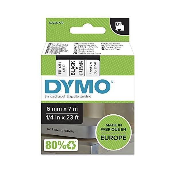 DYMO LabelManager 160 Hand-Etikettiermaschine mit QWERTY-Tastatur & D1-Etikettenband Authentisch | schwarzer Druck auf… – Bild 6