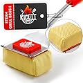 Kicott Grill Brush Bristle Free - Safe Grill Brush for Outdoor Grill, SteamWizards BBQ Grill Cleaning Brush Kit, Replaceable Head Fire Resistant Grill Scraper Tool, Dishwasher Safe, Gift for Men/Dad