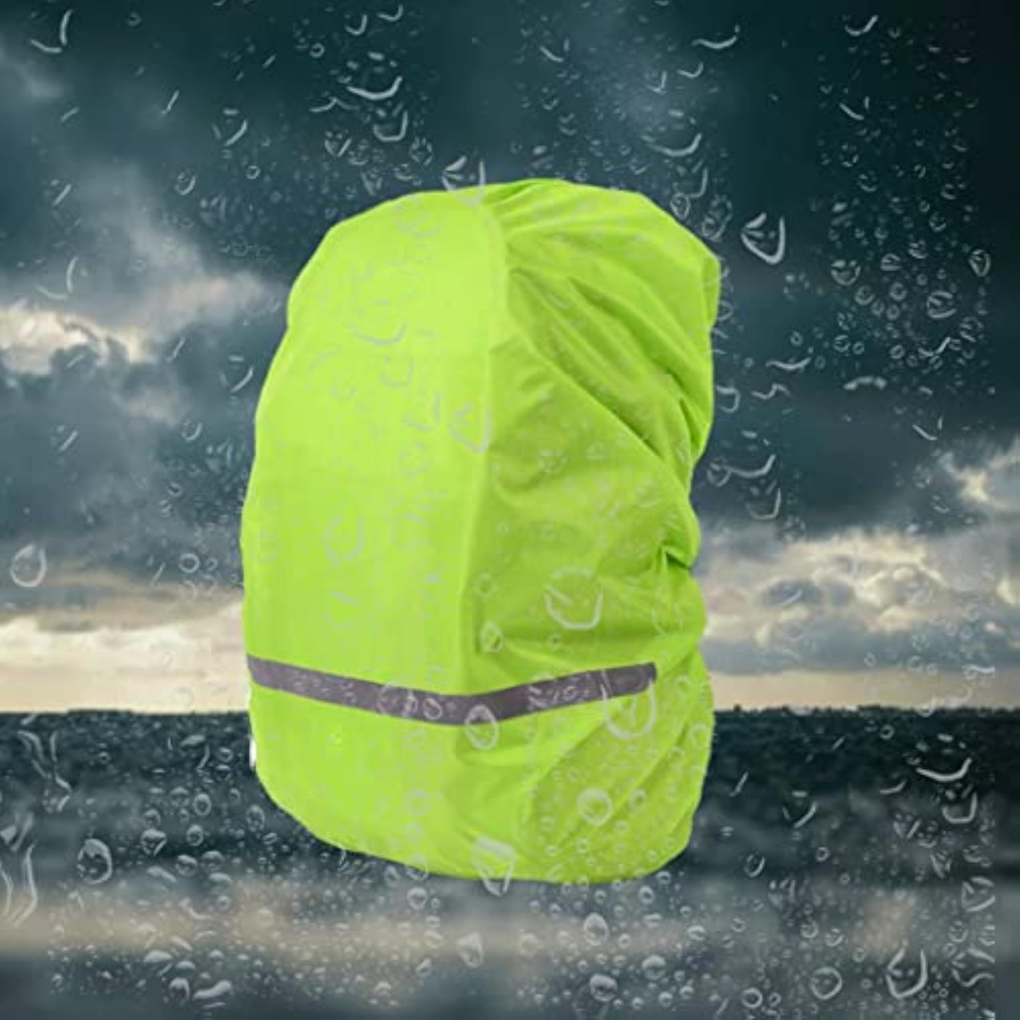 Reflective Backpack Rain Cover for Camping & Cycling