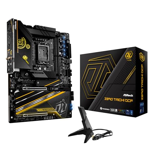 ASRock Z890 Taichi OCF Intel Core Ultra LGA1851 RL-ILM ATX Motherboard DDR5 10133 MHz 128 GB WiFi 7 Thunderbolt by ASRock - Used condition - US$396.73