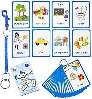 My Out and About Activity Cards 27 PECS Flashcards for visual aid Special Ed, Speech Delay Non Verbal Children and adults with Autism or Special Needs