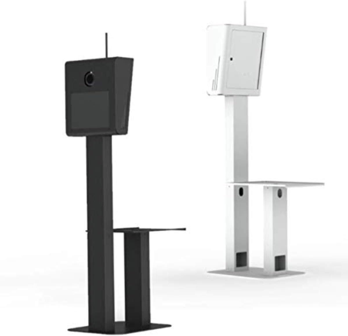 T11 4.0 Photo Booth Branding Capability Light and Maximum Portable Shell with Rectangular Shaped Stand (Printer Stand & Travel CASE Without, White)