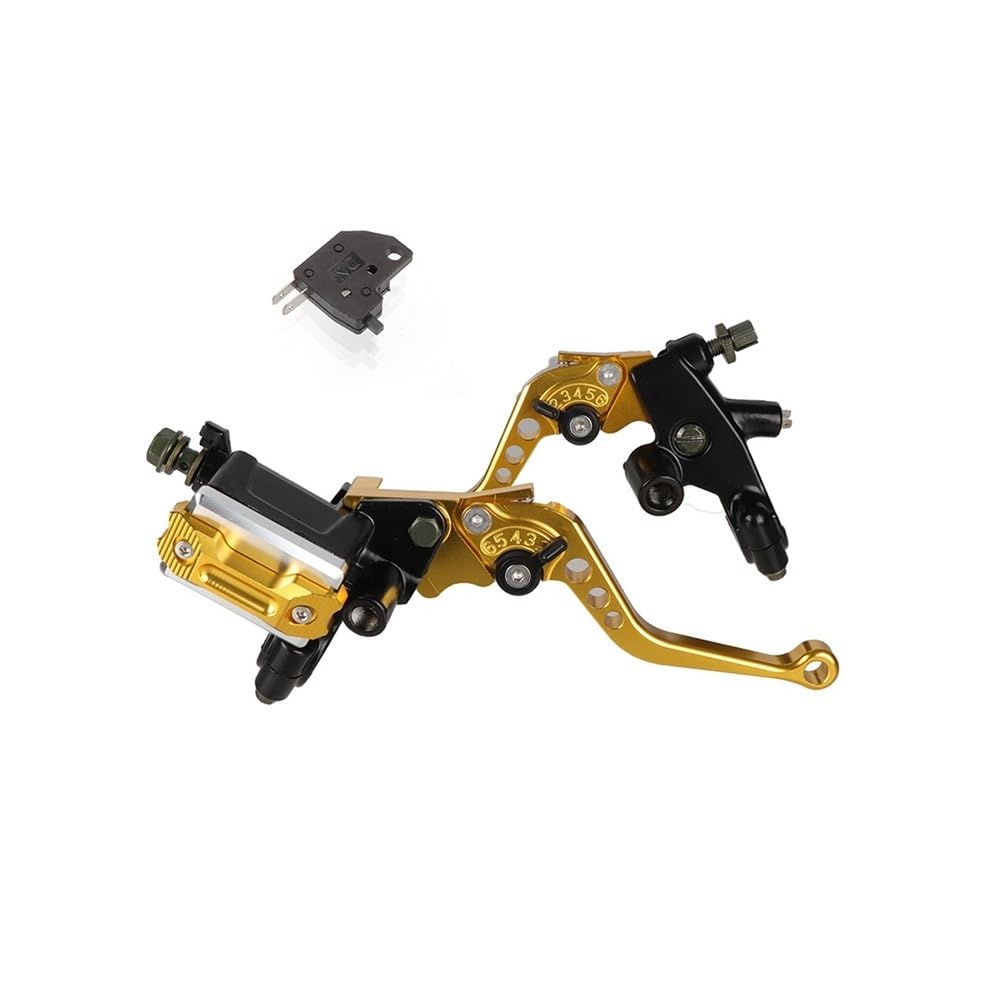 Nhgfdfs Go-Ld Motorcycle Clutch Brake Lever Universal Motorcycle Cnc Hydraulic Brake Clutch Master Cylinder Kit With Levers - Fits 7/8" (22Mm) Handlebars
