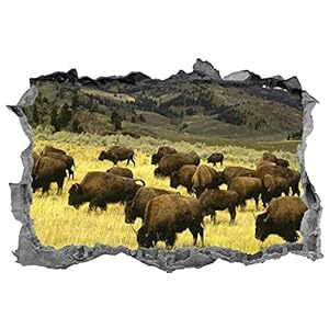 3D effect muurtattoo sticker doorbraak zelfklevende muurschildering muursticker stenen muur doorbraak muursticker tattoo…