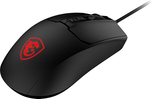 Vista 4 de MSI Forge GM100 ratón óptico para juegos con cable MS0716