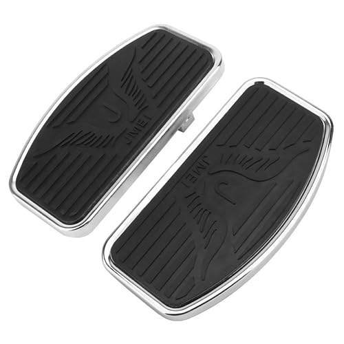 Motorcycle Front Floorboards, Heavy Duty Front Footboard Pedals Foot Rest