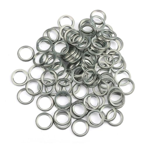 Image of 50pcs - 35178-30010 M12 Oil Pan Drain Plug Gasket 12mm Crush Washers Seal for 1990-2024 Toyota Corolla 4Runner Tacoma RAV4 Tundra Land Cruiser Sequoia Matrix, for Lexus ES is LX GX GS