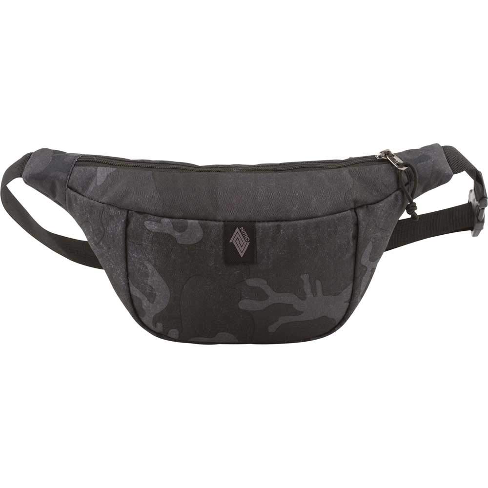 Hip Bag, Stylish Chest Bag, Belt Bag with 2 Compartments, Travel Pack, Heritage Shoulder Bag, Festival Waist Bag, Bum Bag, 25 x 14 x 8 cm, Forged Camo, 25 x 14 x 8cm, Daypack