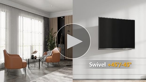 Amazon.com: BONTEC Full Motion TV Wall Mount for 37-84 Inch