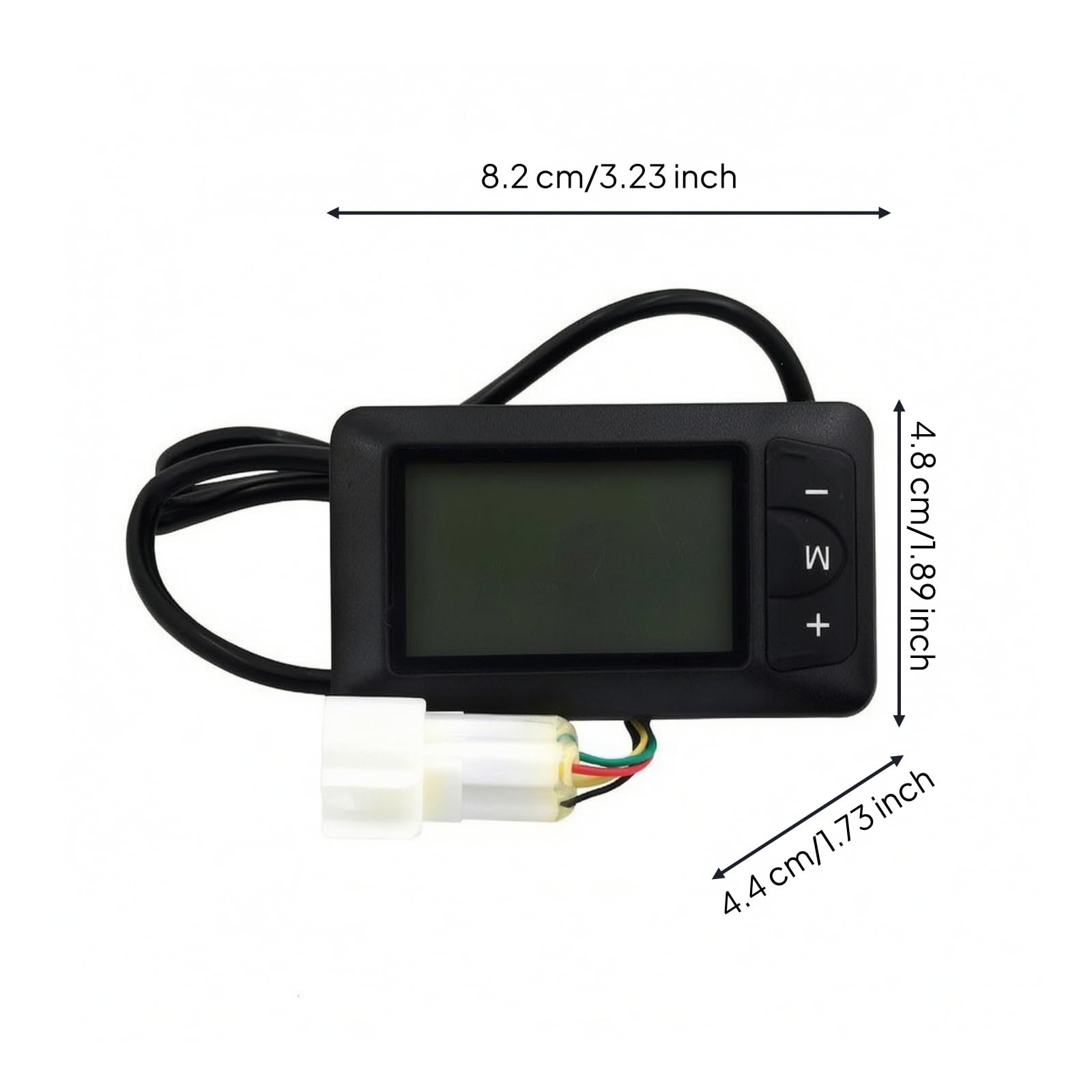 Panel Instrumentos para con Medidor Velocidad y Odometro con Cable Conectado y Abrazara Trasera Montaje con Llave Incluida para Instalacion Sencilla