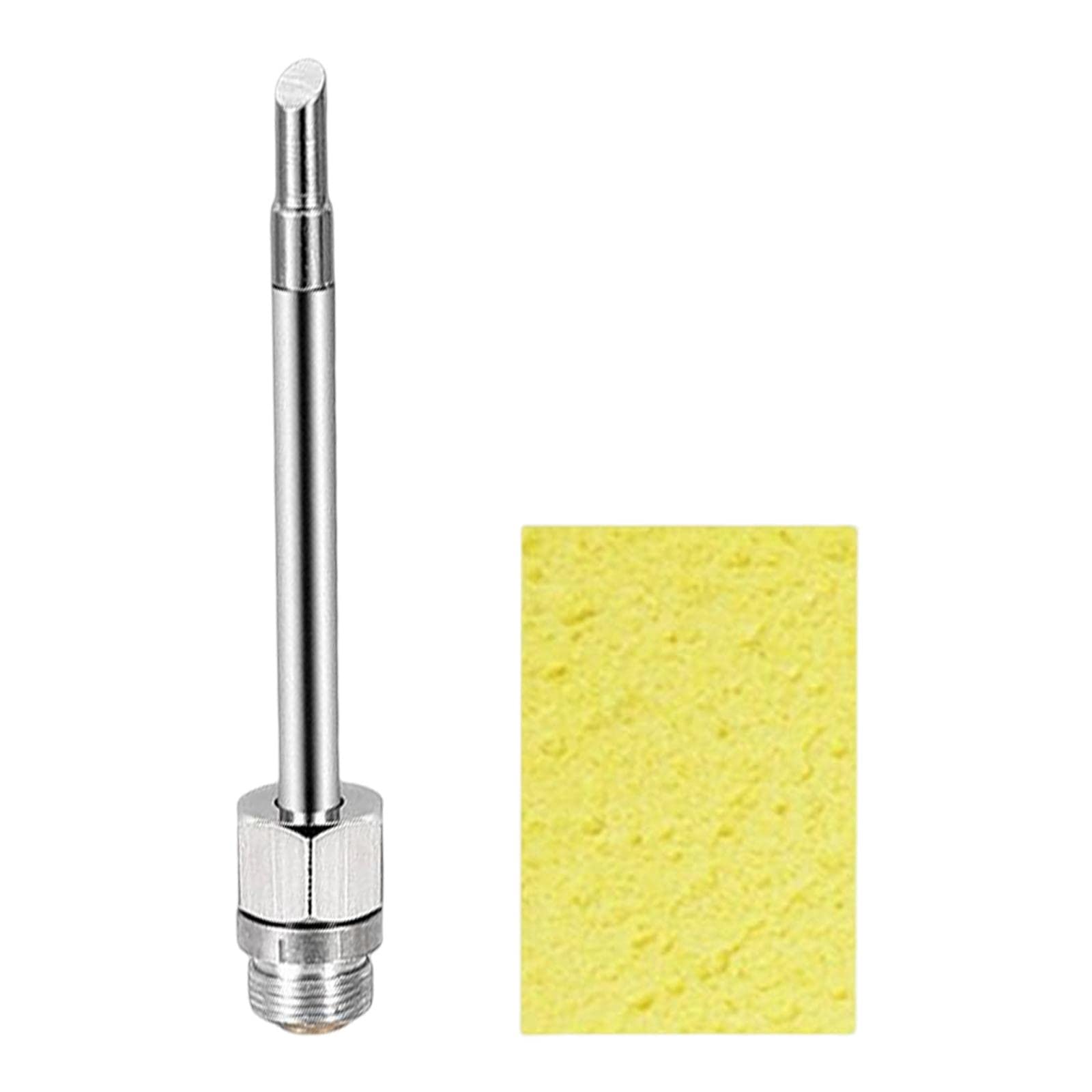 Soldering Iron Tips 8W Heating 510 Interface Portable Digital Soldering Tips, Silver Horseshoe Head, tip-C