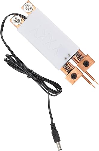 Miniatura 4 de Caneta de Solda por Pontos, Bateria de Lato Integrado Kit de Caneta de Solda por Pontos de Molas Duplas para Eletrônicos (blanco)