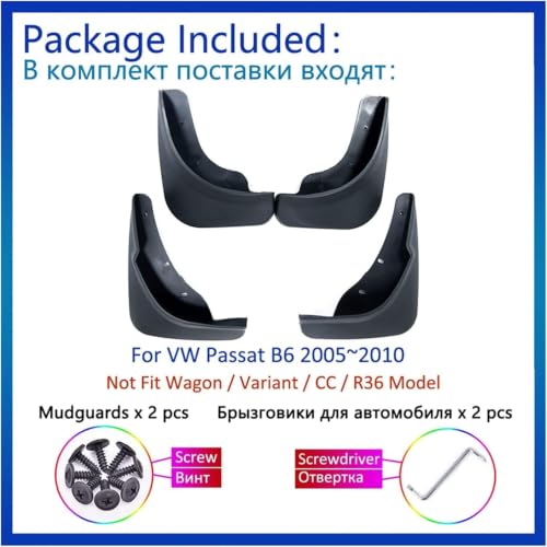 Bavettes VW Passat B6 : finis les éclats de peinture grâce aux garde-boue rigides