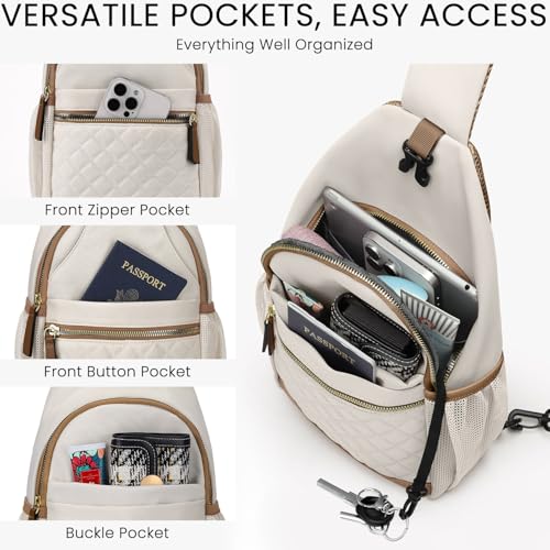 Image of Vankor Small Crossbody Purses Bags for Women Men Travel, Chest Sling Bag Women Casual Cross Body Bag for Woman Sling Backpack