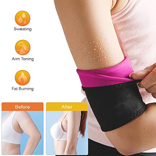 KKmoon Arm Trimmers Arm Slimmer Wraps Ginásio Exercício Compressão Arm Bands Mangas para queima de g