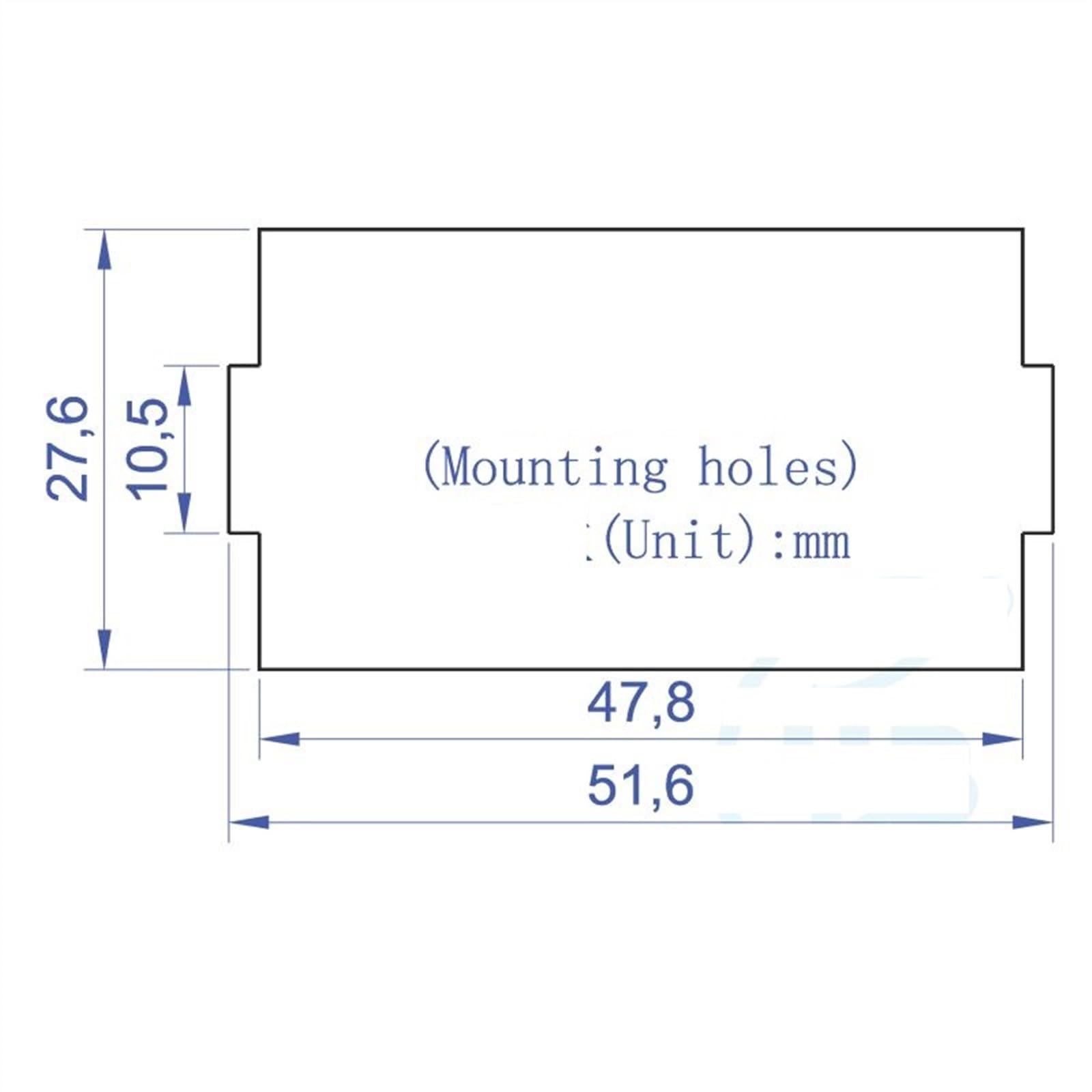 Voltímetro digital amperímetro DC 100 V 500 A panel amperios voltaje medidor de corriente 0,28 "pantalla LED dual