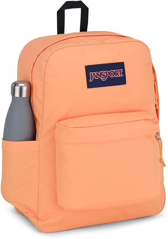 JanSport Superbreak Backpack - Durable, Lightweight Premium Backpack, Apricot Crush