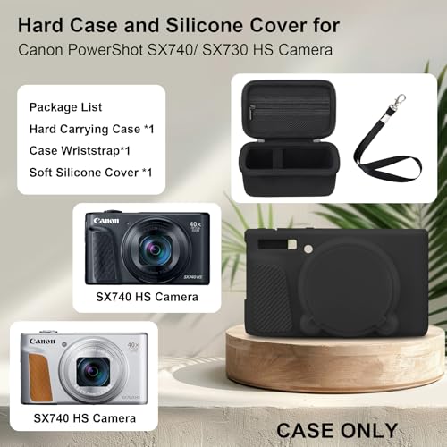 Funda rígida y silicona para Canon PowerShot SX740/SX730 miniatura 3