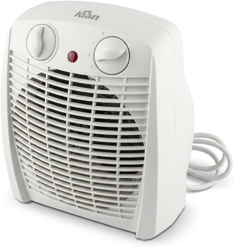 Aquecedor elétrico Kian AQ-100 1800W 2 níveis branco 127V