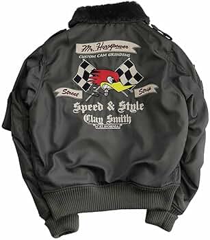 CLAYSMITHクレイスミス　フライトジャケット【美品】 Amazon.co.jp: クレイスミス(CLAY SMITH) 防寒 フライト