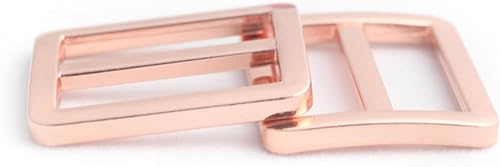 Miniatura 6 de Ganchos giratorios de metal con anillos en D y hebillas deslizantes para bolso arcoíris Tri-Glides..