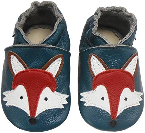 Chaussons En Cuir Souple Pour Bébé Qui Marche - Premiers Pas 0-24 Mois - Cadeau Naissance Ou Baptême