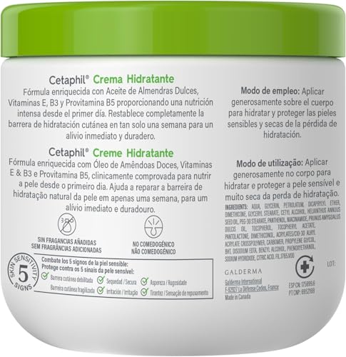 Variante de Cetaphil crema hidratante manos 453G