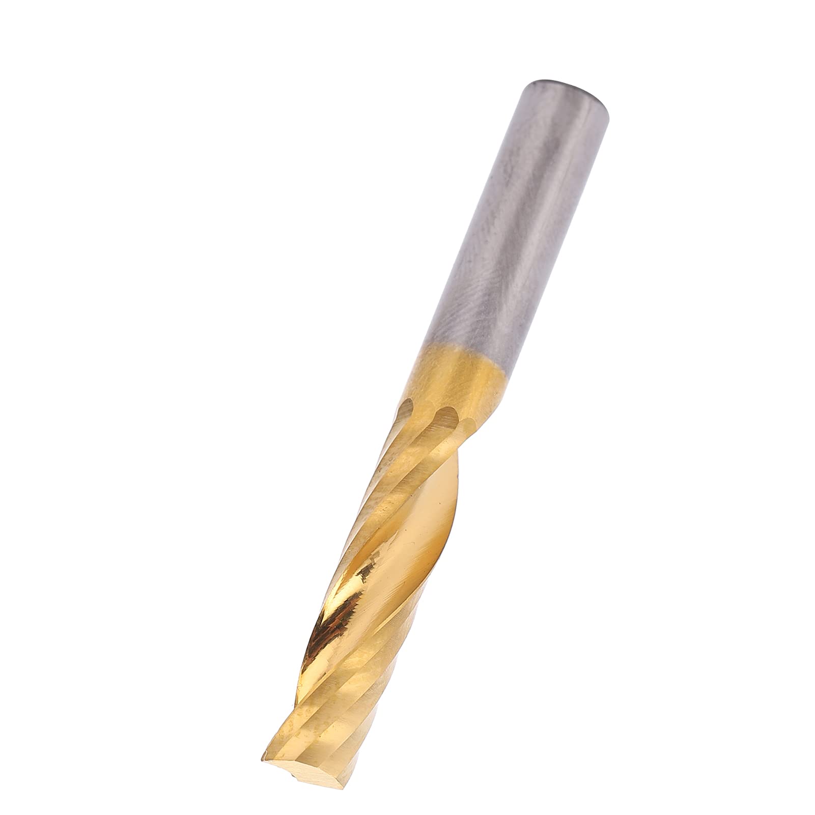 Marhynchus Fresa a Spirale Set di Frese CNC in Acciaio Ad Alta velocità 5 Pezzi 6mm X 25mm X 50mm Punte per Router Placcate in Titanio per Utenti di Fresatura e Scanalatura CNC