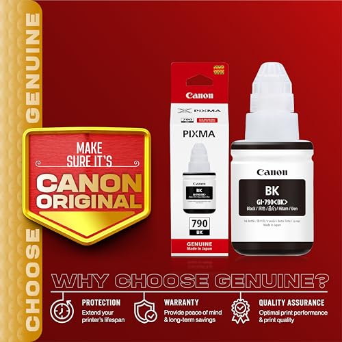 Canon PIXMA GI790 Black Ink Bottle for G1010, G2000, G2012, G3000, G3010, G3012, G4010 - Image 2