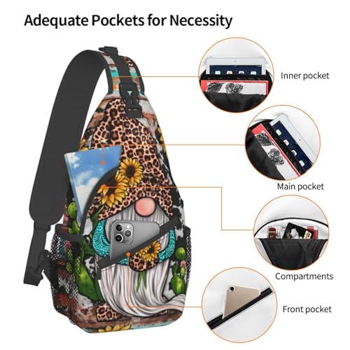 Mochila cruzada deportiva para senderismo y viaje negra miniatura 4
