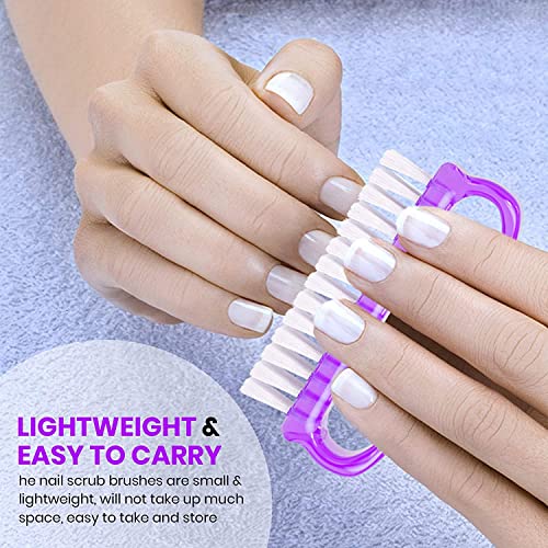 ZAUKY Nail Brush for Hand Fingernail Foot Nail Cleaner (MULTICOLOR)(PACK OF 1) - Image 5
