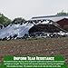 Farm Plastic Supply - String Reinforced Silage Cover Black/White - 12 Mil - Heavy Duty Polyethylene Plastic for Silage, Bunker Cover for Farming, Agriculture (24' x 10')