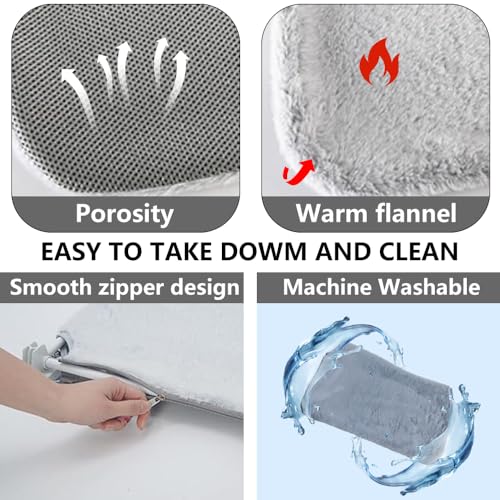 TYUTOSEG Poleiro de janela de gato dobrável Rede de gato de 2 pacotes, com estrutura de metal e tamp